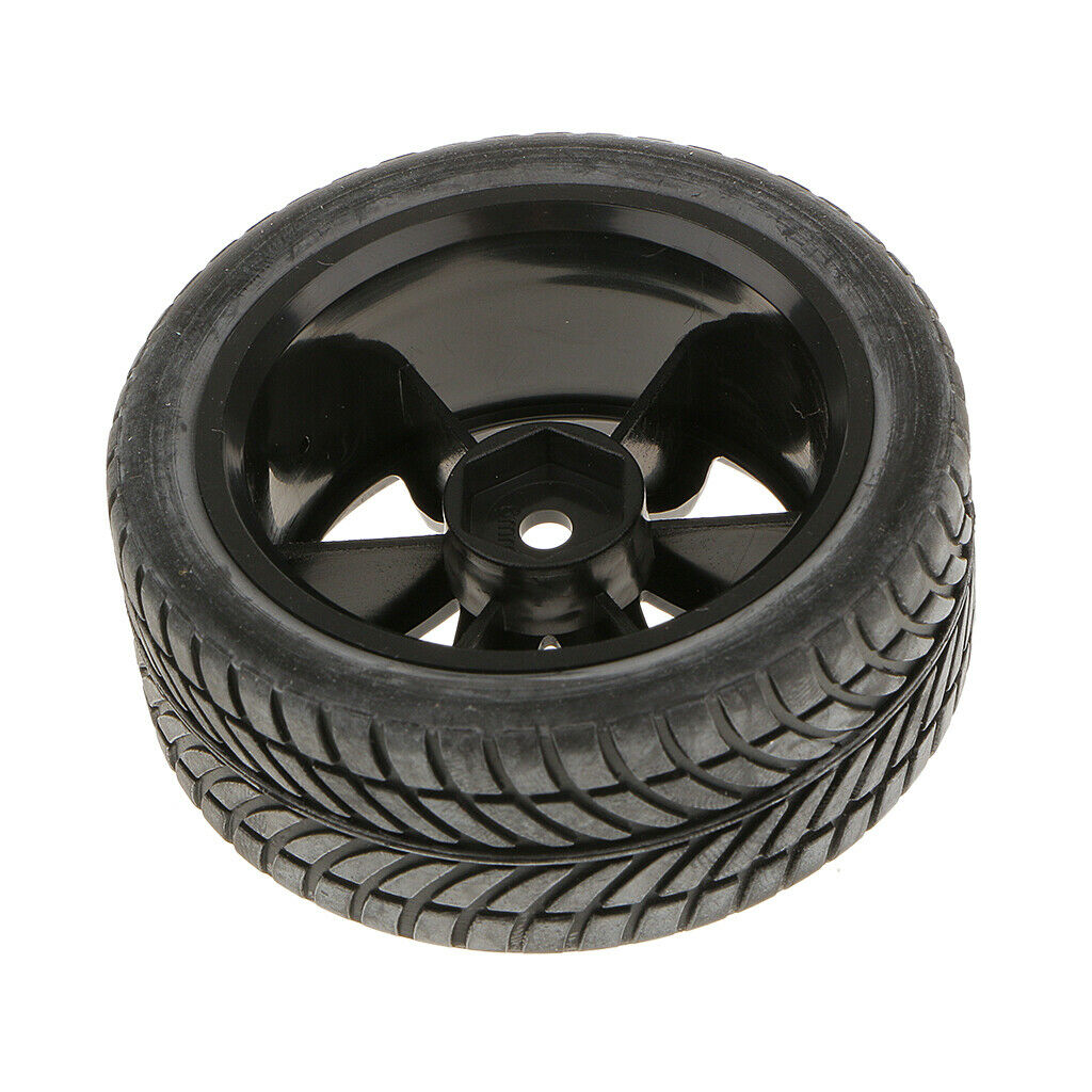 Package of 4 Rally Tires Tire & Wheel Rims with 12mm
