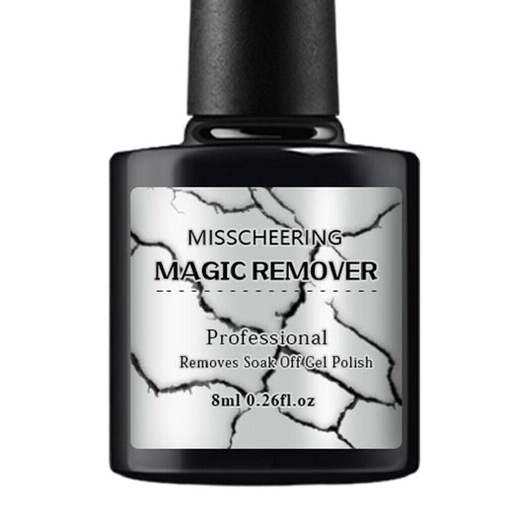 8ml Salon Painless Soak-Off Nails Polish Remover Liquid for Base Top Coat