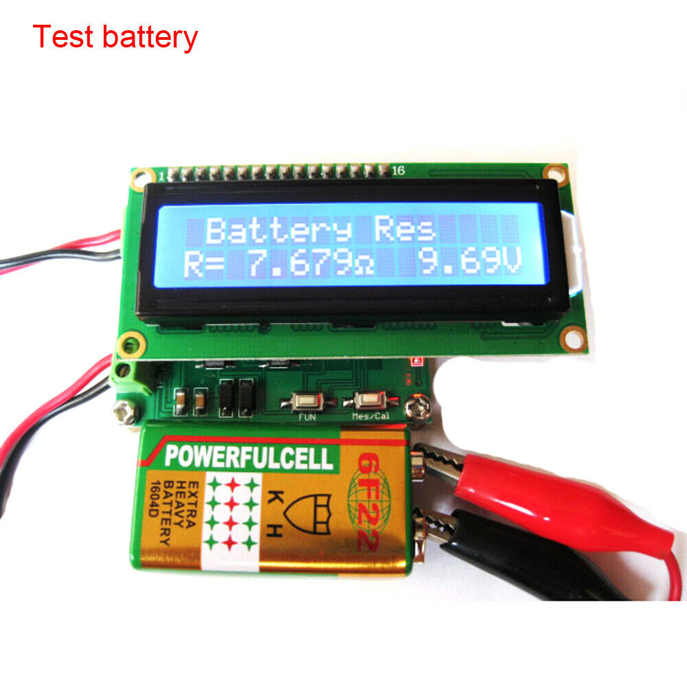 New battery internal resistance tester with ESR measurement function