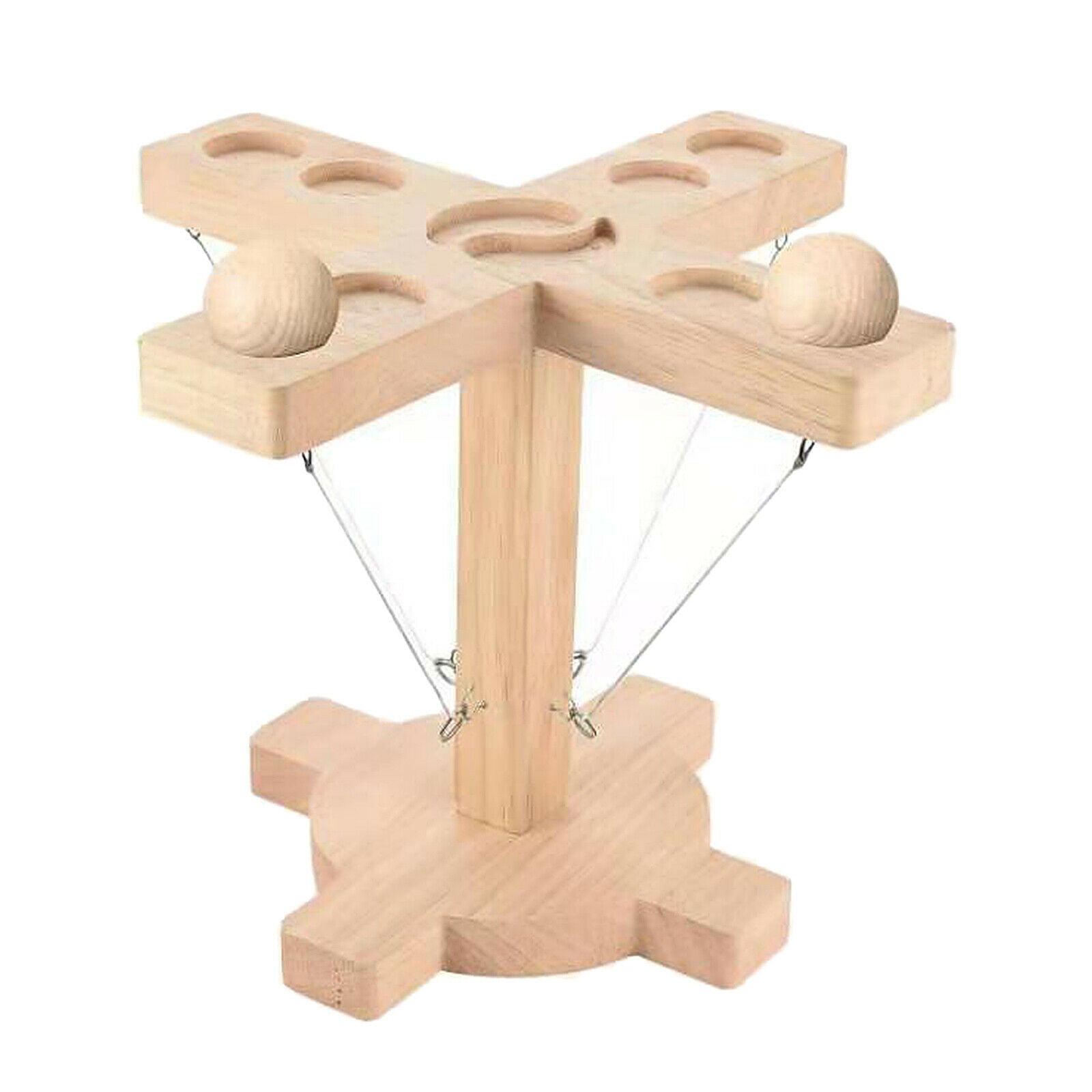 Wooden Ring Toss Hooks Interactive Game for Bars Party Home for Adults