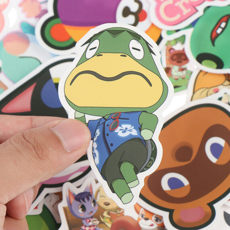 50x Animal Crossing Game Stickers Skateboard Fridge Laptop Luggage Sticke.l8