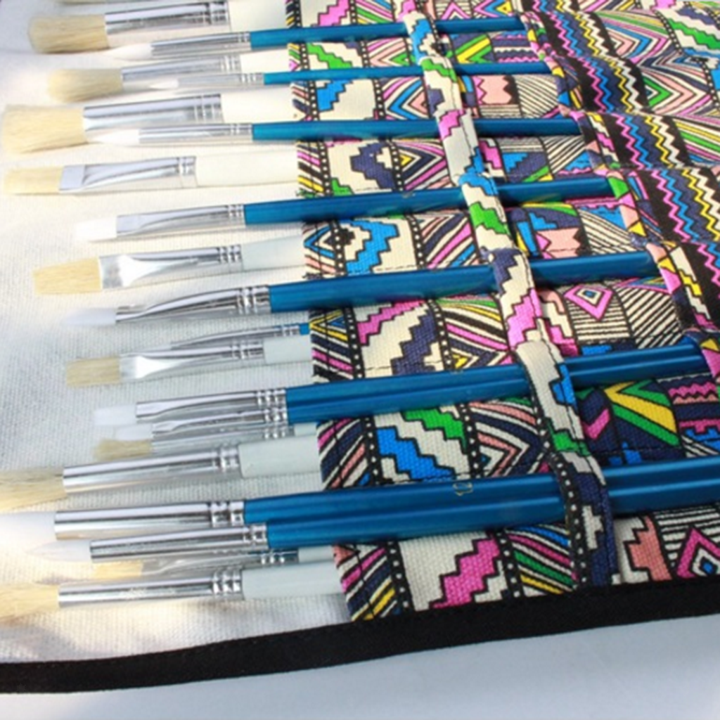 Pencil case canvas brush bag pencil case pen pouch pen pouch artist