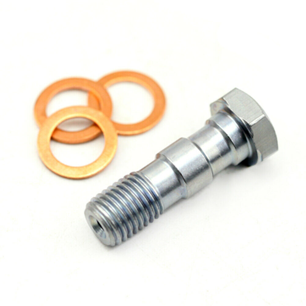 Double Stainless Brake Banjo Bolt 10mm M10 x 1.25MM Caliper Master Cylinder