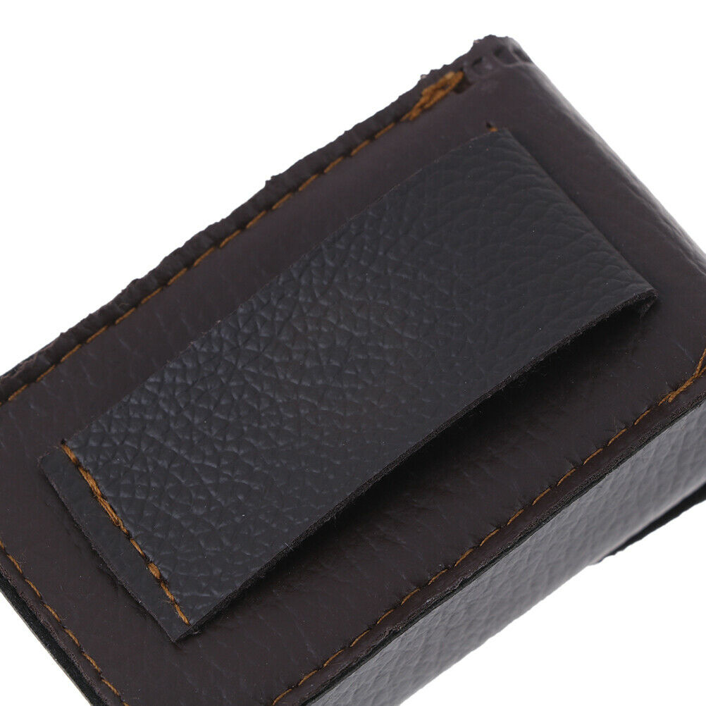 Faux Leather Press Buckle Folding Eyeglasses Case Glasses Box Presbyopic .l8