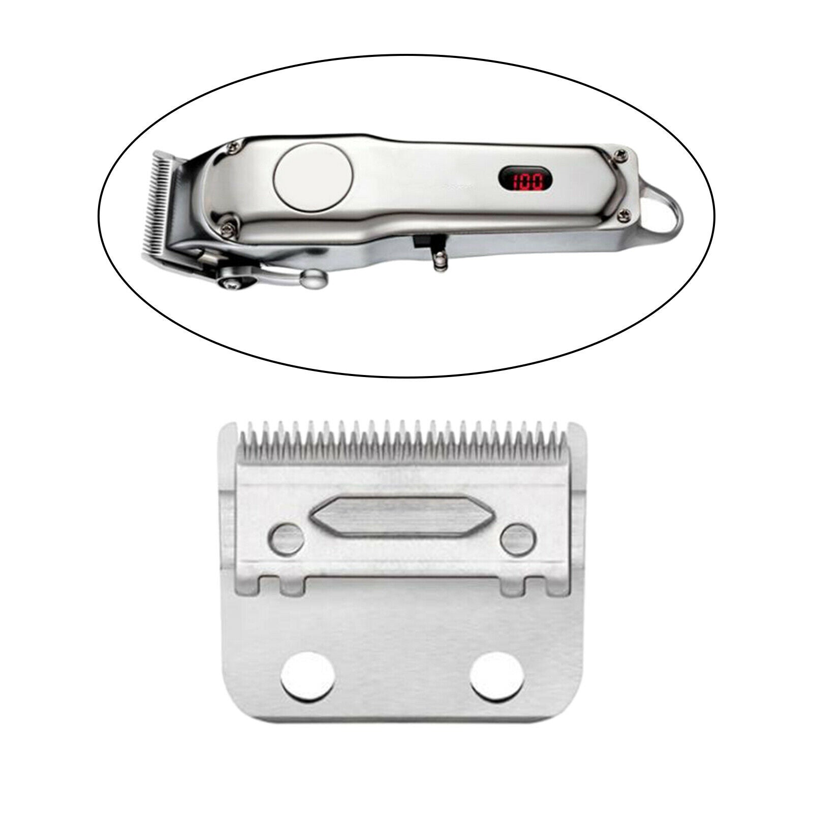 Stainless Steel Hair Clipper Blade for Men Cordless 12mm Length Rustproof