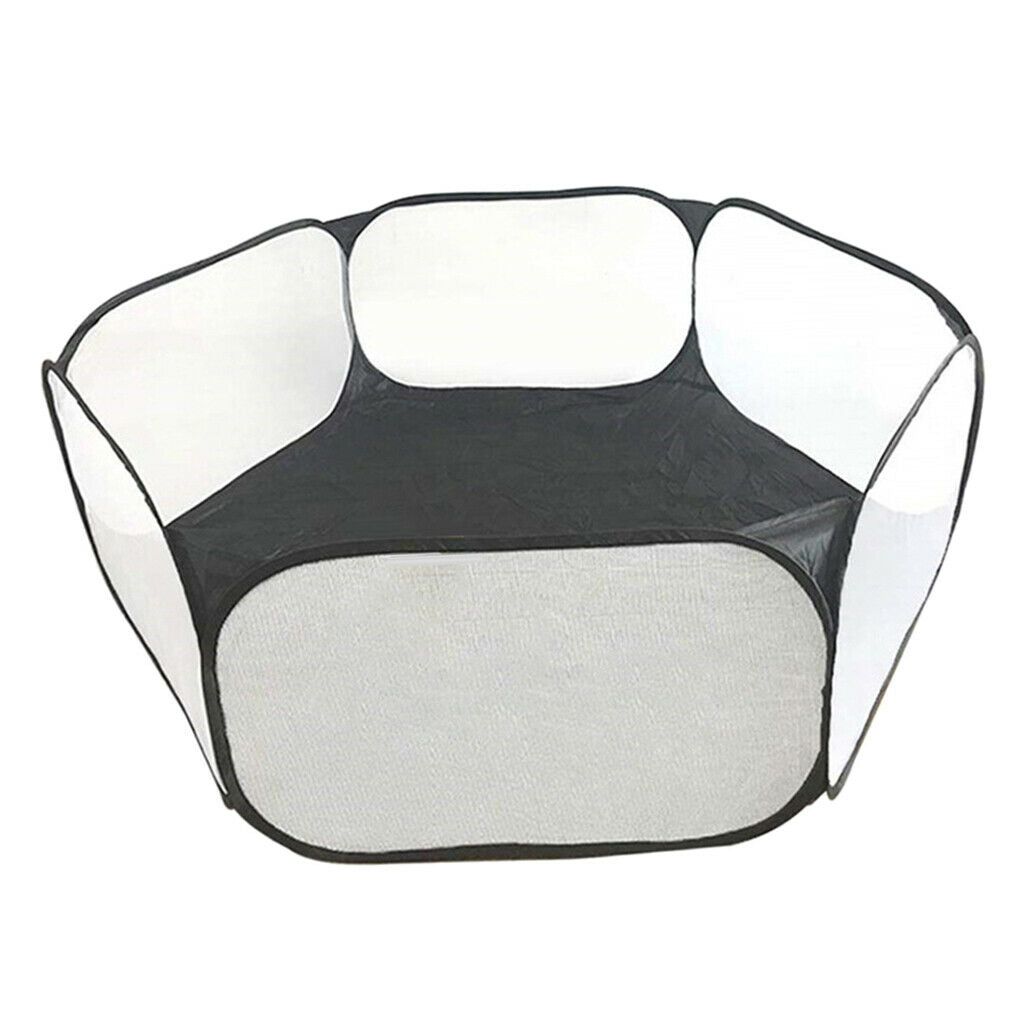 Playpen Cage Hamster Rabbit Guinea Pig Gerbil Reptiles Indoor Outdoor Black