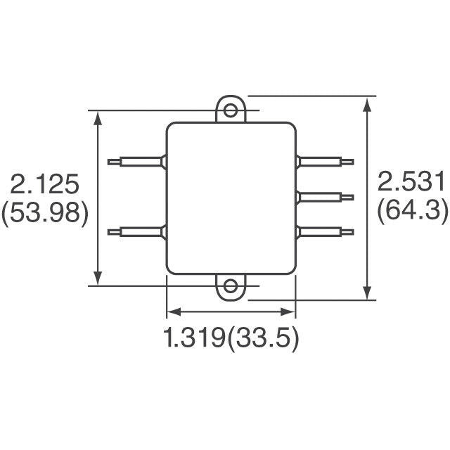 10VB3 -Power Line Filter,Chassis,0.012 µF,250 VAC,10 A,EMI,RFI,Wire Leaded 495uH
