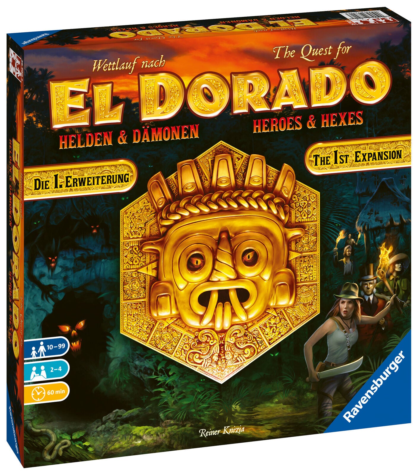 26790 Ravensburger EL Dorado Expansion - Heroes and Hexes Board Game Age 10yrs+