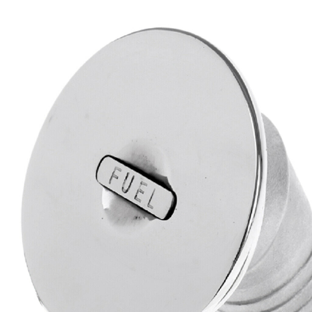 Stainless Steel Boat Deck FUEL 2 '' Boat Deck Fill Filler With Keyless Lid
