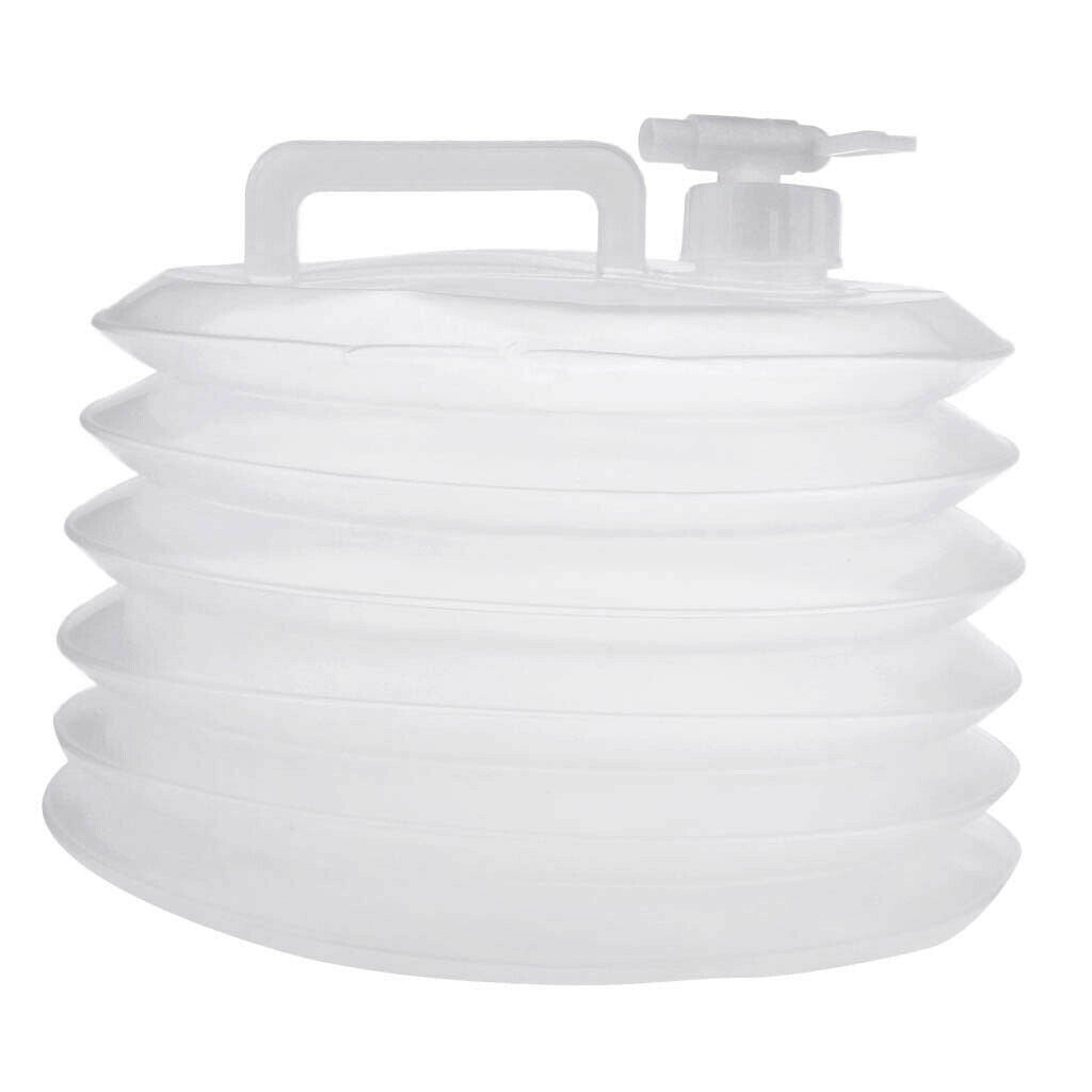 10L Collapsible Water Container Bag Outdoor Camping Water Storage Carrier