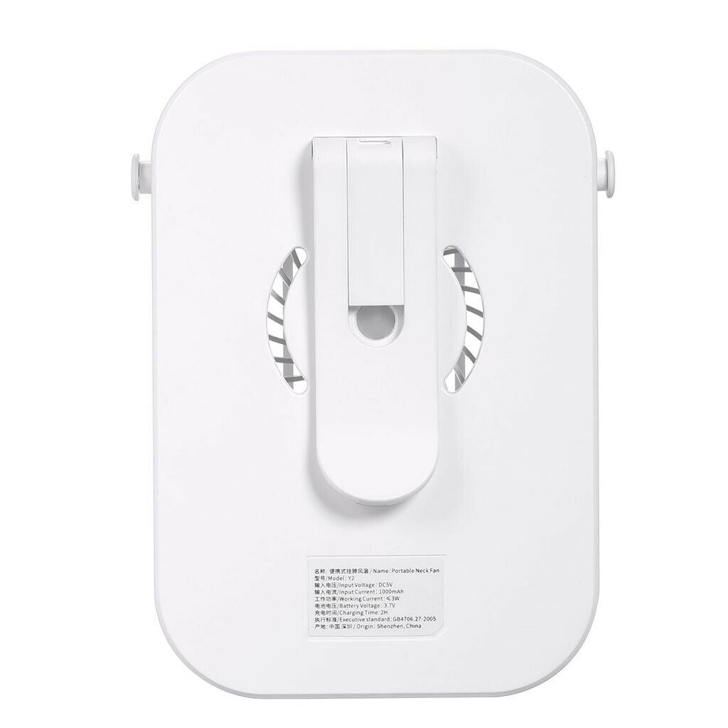 Portable Hanging Neck Fan Adjustable Lanyard USB Personal for Indoor Outdoor