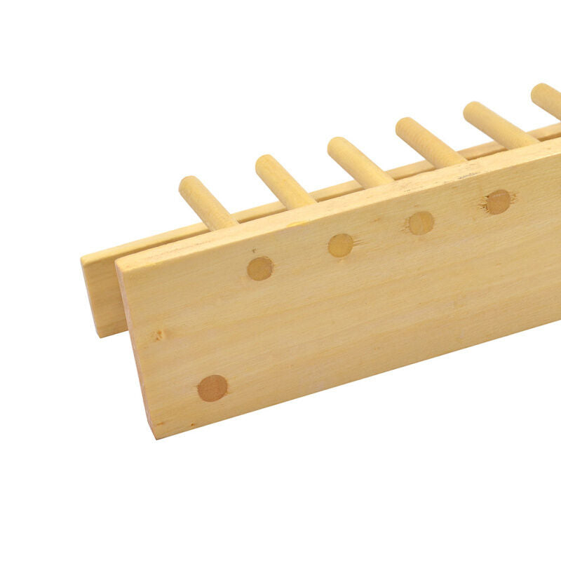 1 Pc Wooden 6 Holes Test Tube Airing Storage Rack for Chemistry Lab Supplies
