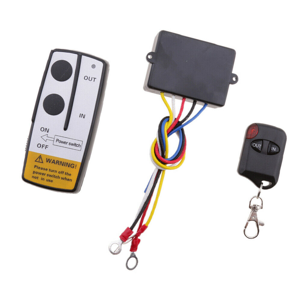 Wireless Winch Remote Control Kit 12V 50ft Universal Controller