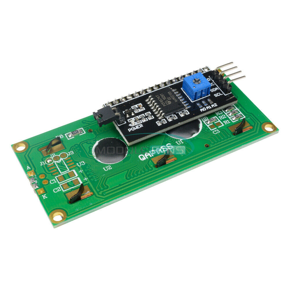 5PCS Lot 1602 16X2 LCD Blue Display I2C Serial Interface backlight Module