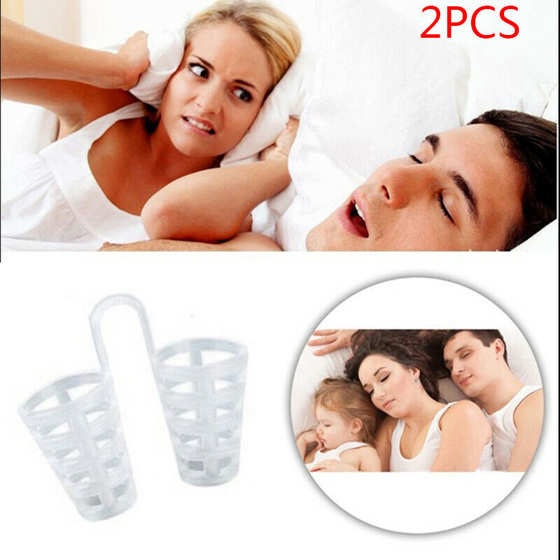 2Pcs Anti Snoring Nose Vents Stop Clip Anti Snore Sleep Nasal Dilators De.l8