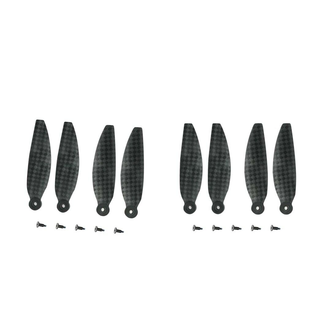 8pc Carbon Fiber Foldable Propellers For DJI Mavic Drone Accs Parts Black