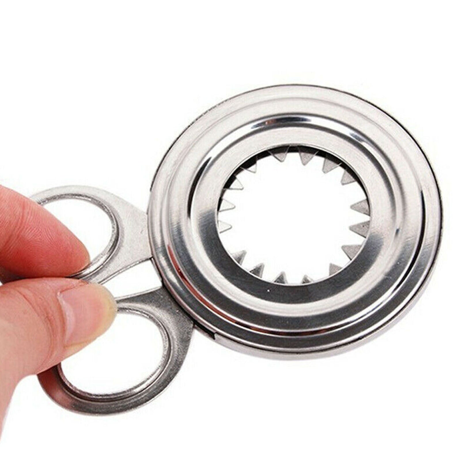 Stainless Steel Boiled Egg Shell Opener Topper Cutter Remover Cracker Kitchen