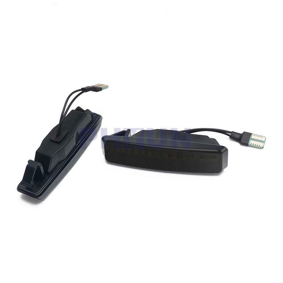 For BMW E39 Body Side LED Yellow Flowing Sequential Marker Turn Signal Light 2x