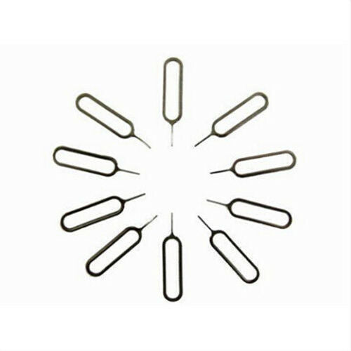 10pcs/set Sim Card Tray Remover Eject Ejector Pin Key Tool for Cellphone