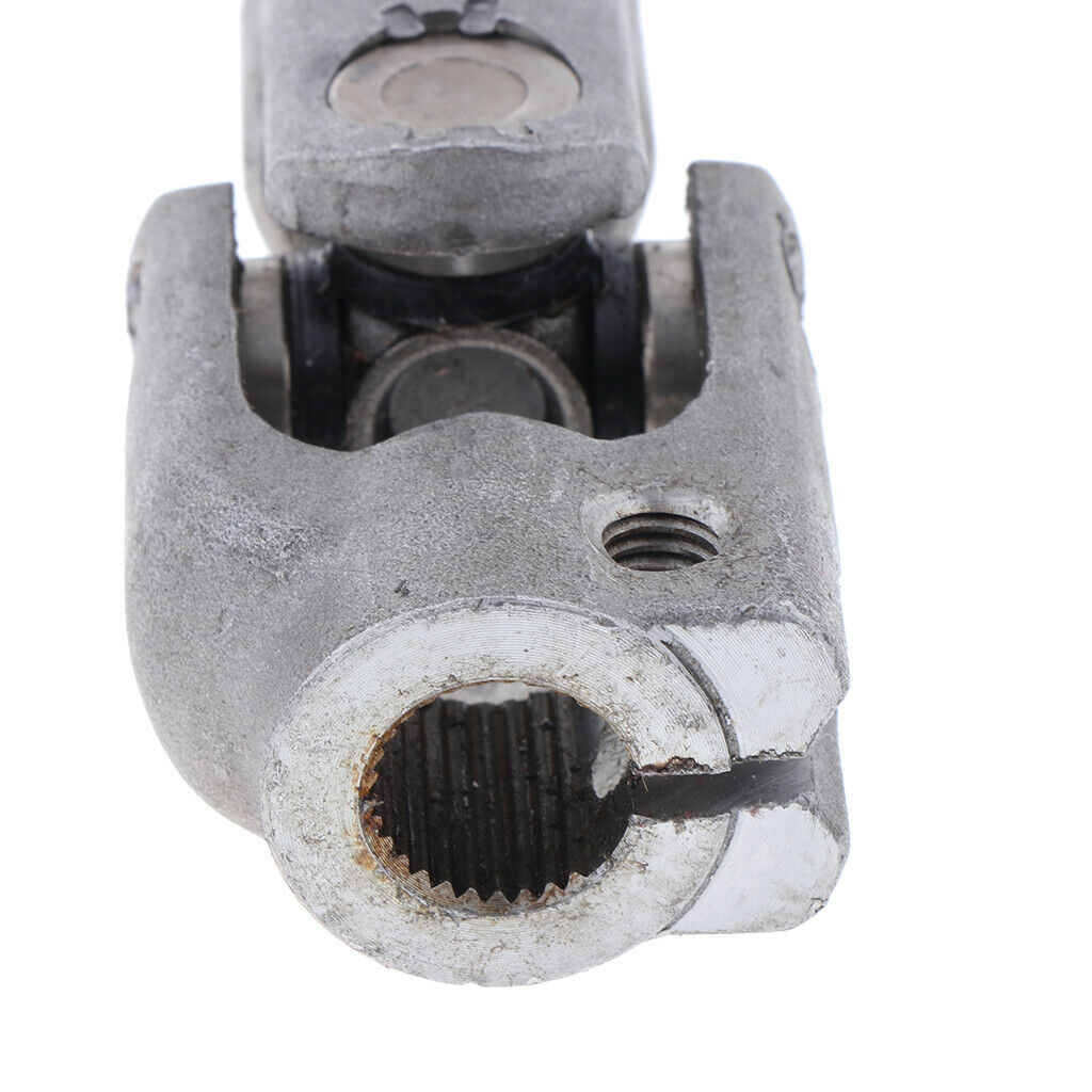 Metal 30T 14mm Polished Steering Shaft Ball U-Joint Coupler for ATV Vehicles