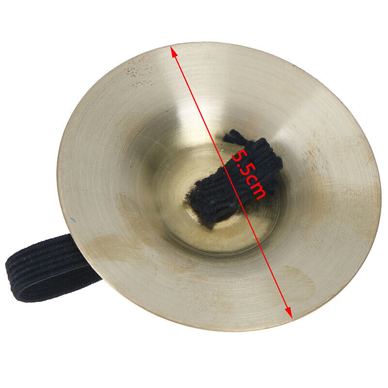 Pro Finger Cymbal 2PCs Belly Dance Finger Cymbals Instrument Parts AccessoNWU SJ
