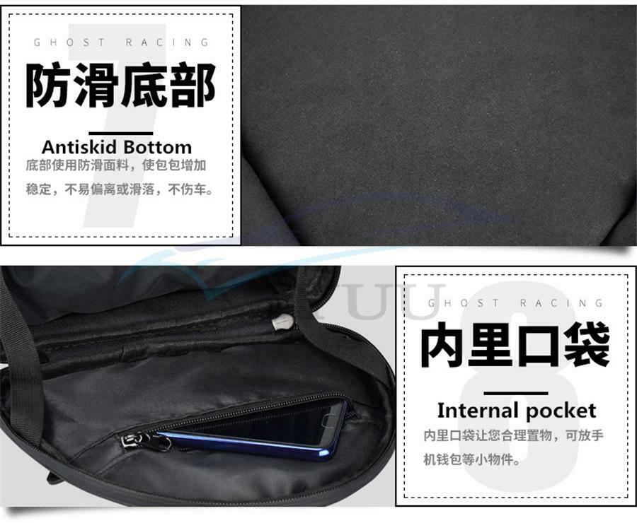 Motorcycle PULeather rear seat Tail Bag Tool bag shoulder backpack Carry Luggage