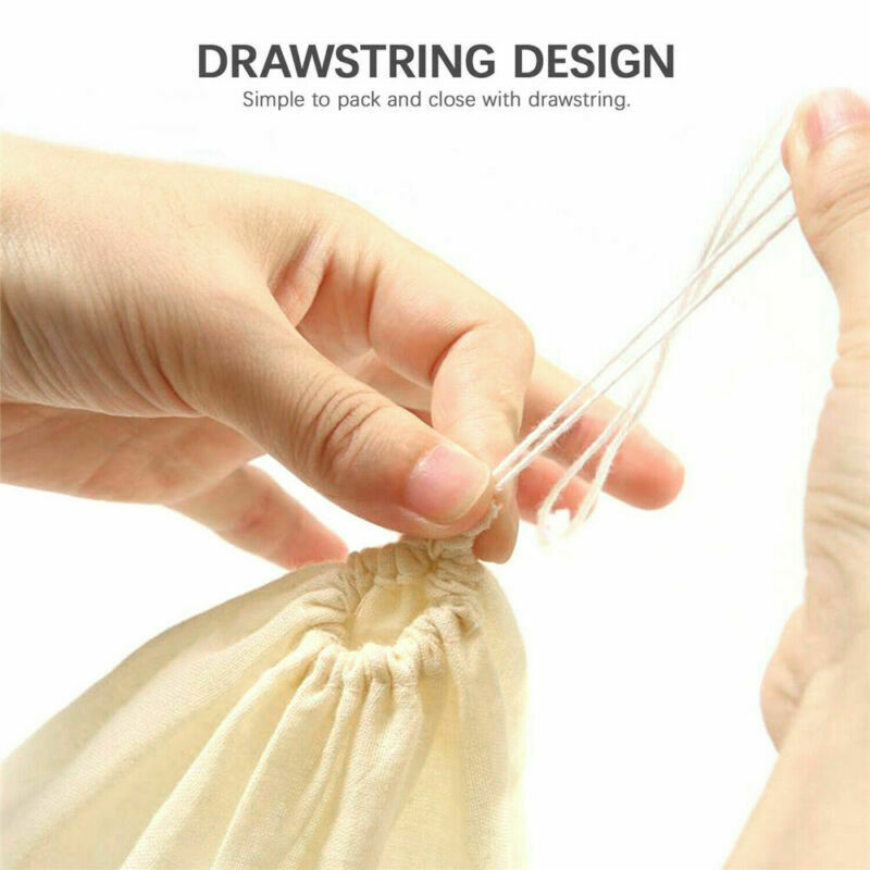 3x Organic Cotton Cheese Cloth Food Straining Butter Gauze Cooking Draining
