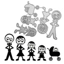 Family Metal Cutting Dies Stencil DIY Scrapbooking Album Paper Card Making