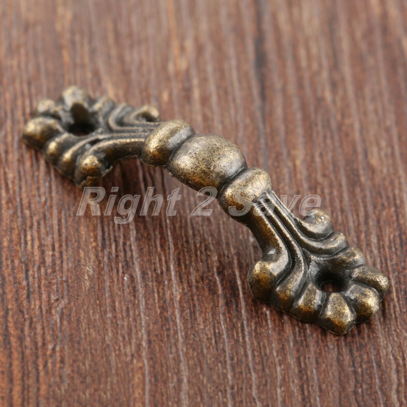 Retro Furniture Door Pull Handles Cupboard Bookcase Drawer Cabinet Knobs 42*12mm