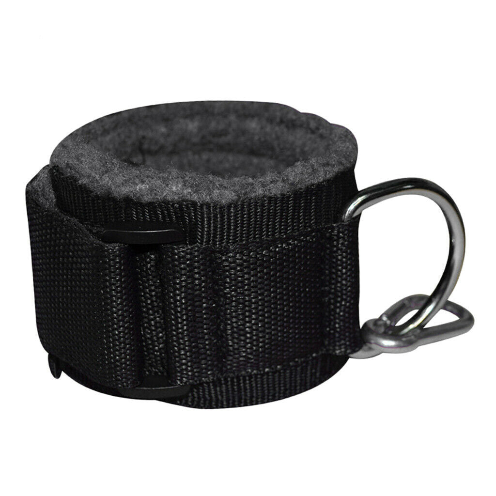 Adjustable Padded Fitness Ankle Strap for Leg Extensions Cable Machines