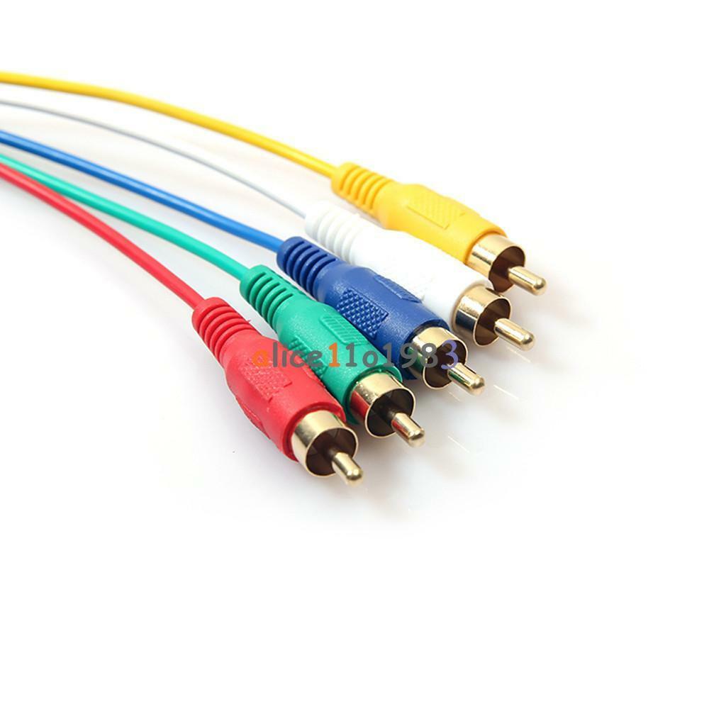 HDMI Male to 5-RCA Audio Video AV Component Cable Converter Adapter HDTV