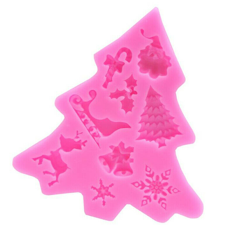 Christmas Tree Fondant Cake Silicone Mold Christmas Cake Chocolate Candy .l8