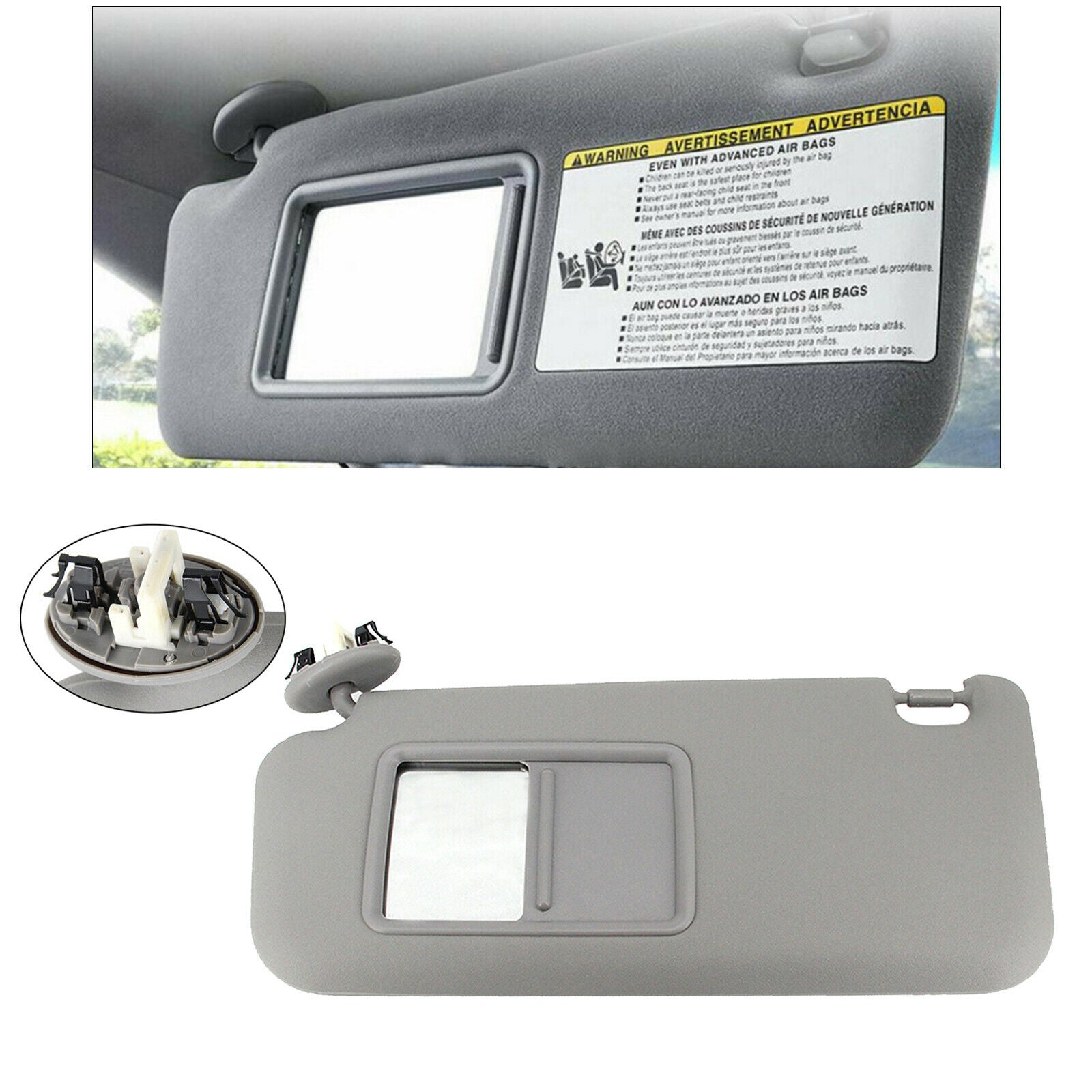 Left Side Sun Visor 74320‑42501‑B2 Assembly for RAV4 06-09 Spare Parts