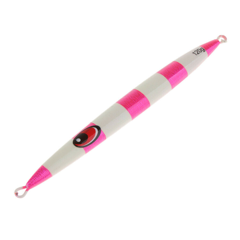 Heavy Fishing Lure Metal Bait Casting Lure Deep Spoon Bass Jig Pink