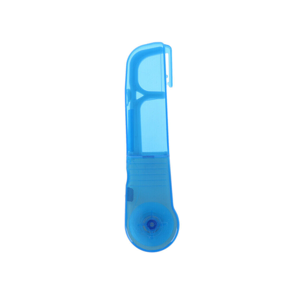 Blue portable clean high dental floss holder oral care tooth cleaner flos.l8