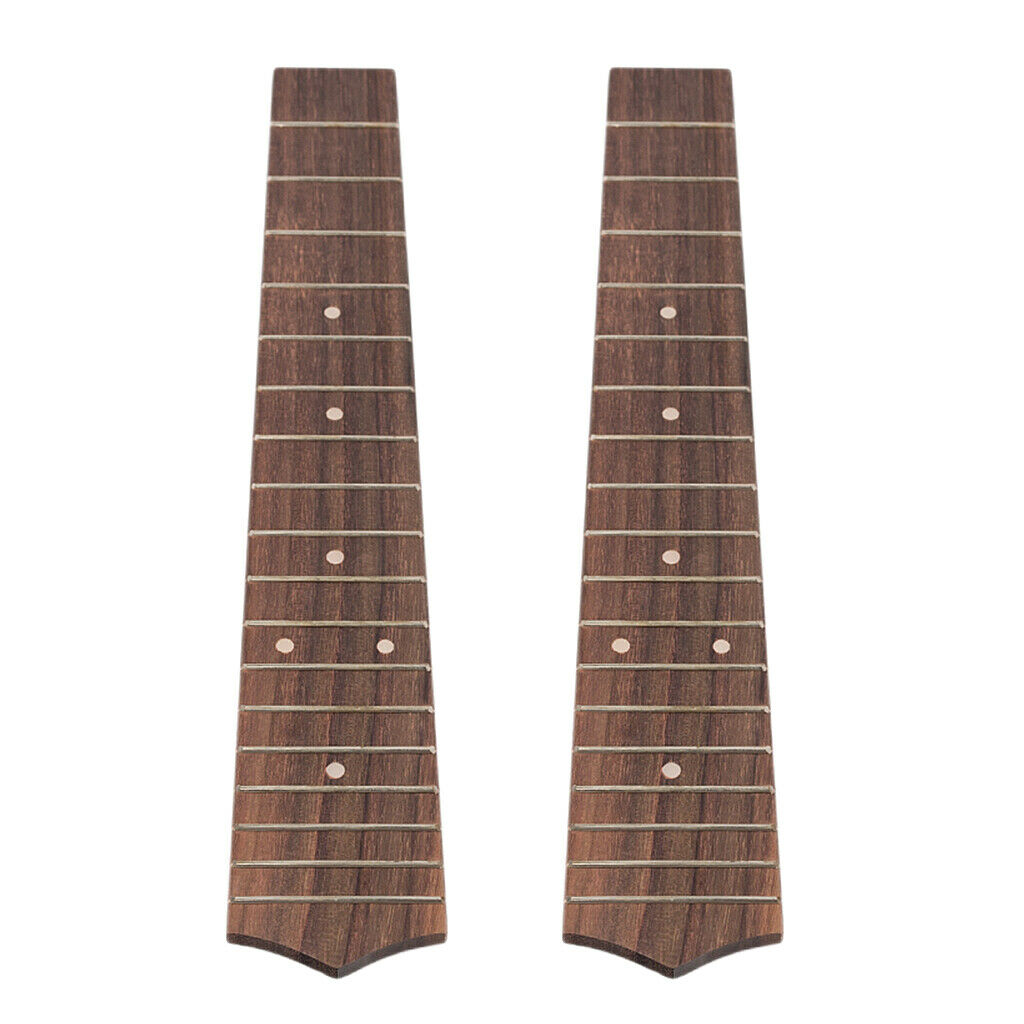 18 Fret Fretboard Guitar Fingerboard 26'' Ukulele Uke Parts with Dots
