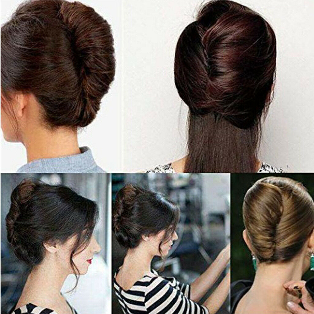 2x Women DIY Fast Hair Styling Volume Boost Comb Clip French Twist Maker