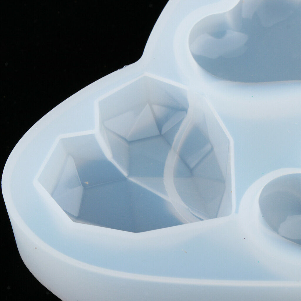 Heart Silicone Mould Jewelry Pendant Casting Mould DIY Crafts Making Molds