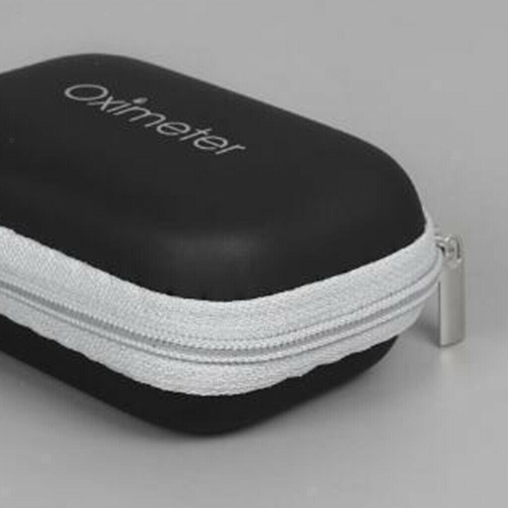 4 Pcs Fingertip Pulse Oximeter Case Waterproof Zipper Blood Oxygen Bag Storage