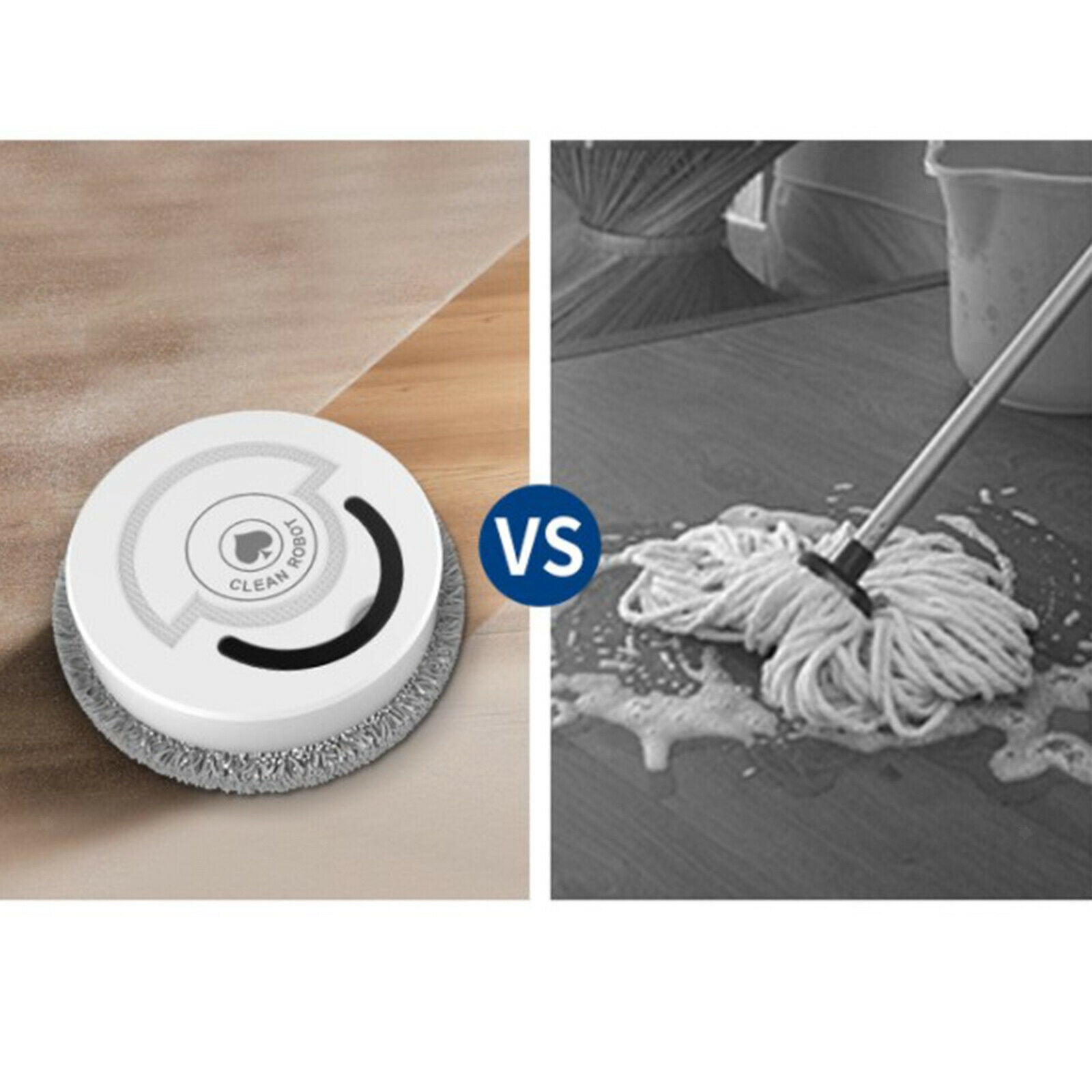 Wet Dry Smart Robot Vacuum Cleaner USB Floor Cleaning Sweeper Living Room