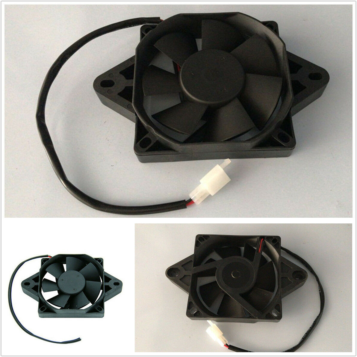 12V Electric Radiator Cooling Fan Oil Cooler For 200 250cc ATV Quad Motorcycle