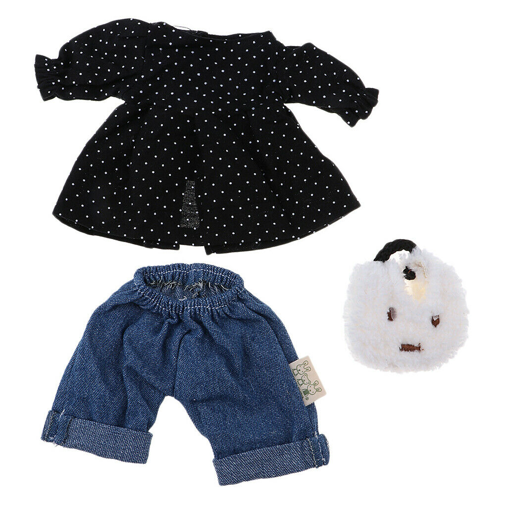 Two Piece Outfits with Handbags, Long Sleeve Top And Jeans for MellChan
