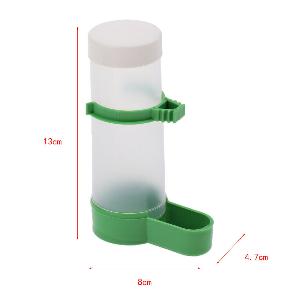 5PCS Bird Feeder Food Water Feeding Automatic Drinker Parrot Pet Dispenser Cage