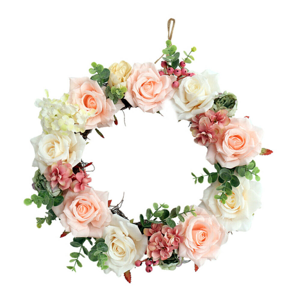 Artificial flowers wreath for home hotel restaurant etc. size: 37