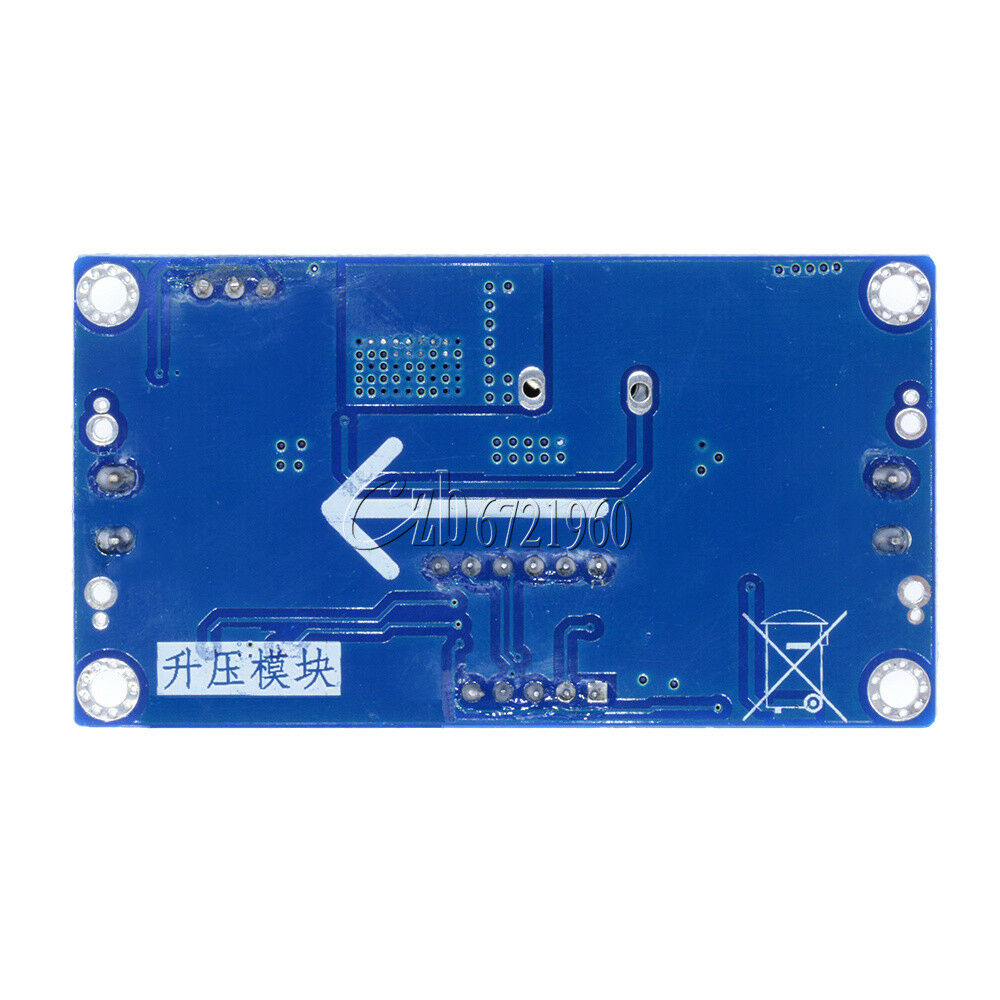 2PCS DC-DC 4.5-32V to 5V-52V XL6009 Boost Step-up Power Module LED Voltmeter