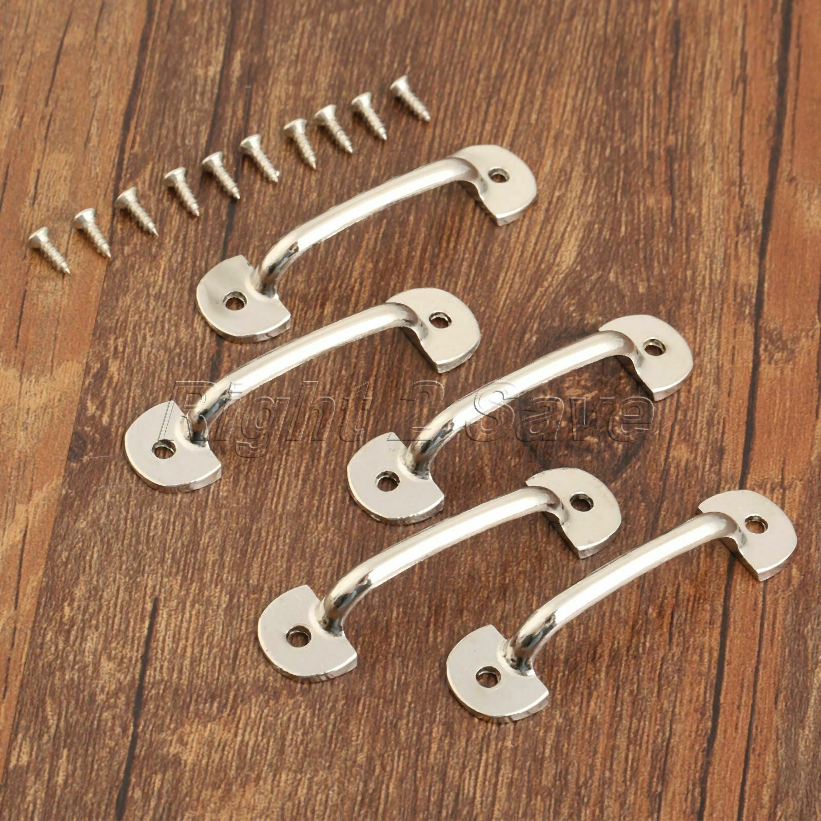 60*15mm Jewelry Box Cabinet Knob Tiny Furniture Wardrobe Drawer Pull Handle 5pcs