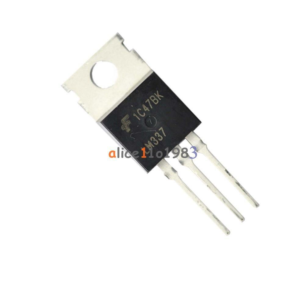 10Pcs LM337 LM337T ADJ Negative Voltage Regulator IC 1.5 New