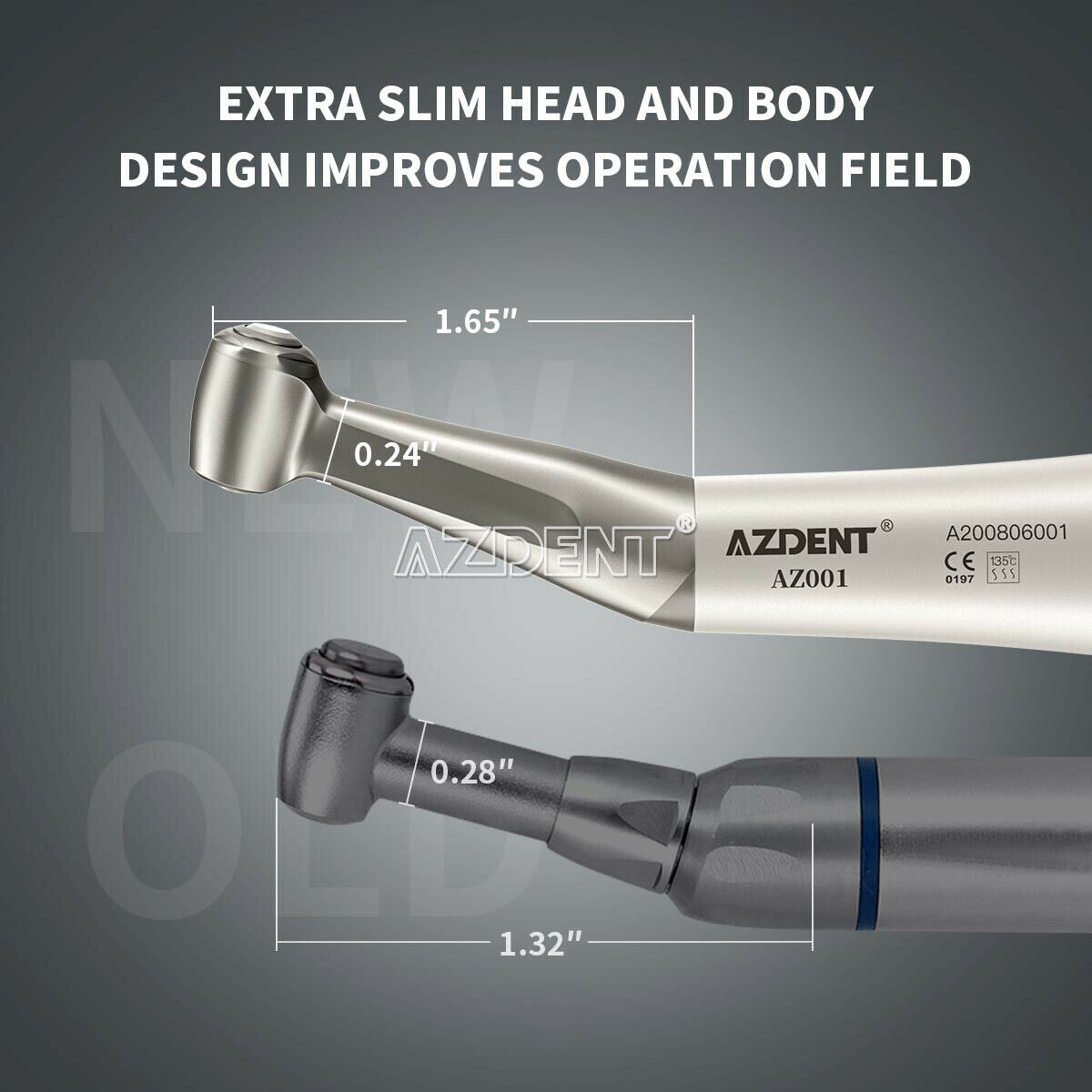 10X NSK Style Dental Low Speed Push button Contra Angle Handpiece