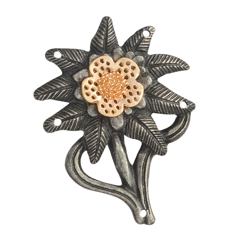Hat pin badge mountain hunter edelweiss brooch pin hat jewelry for hat,
