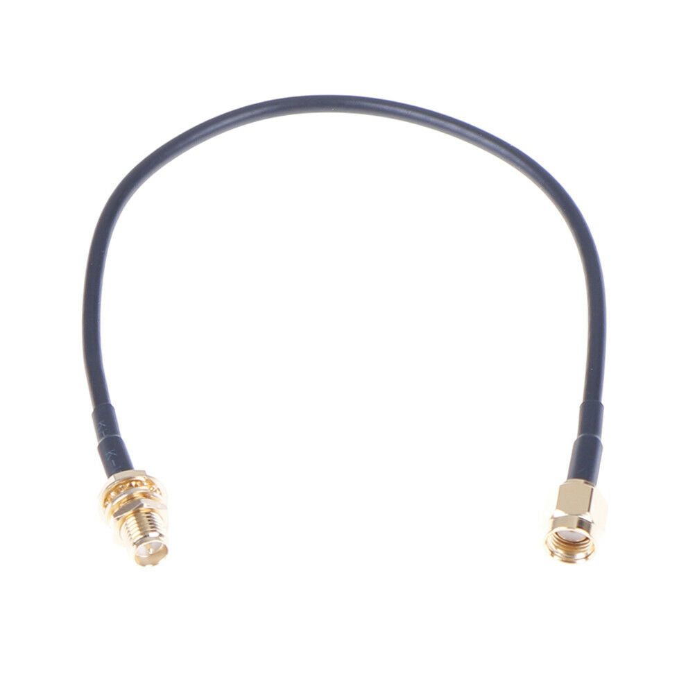 1PC 20cm WiFi router antenna extension cable cord RG174 RP-SMA male to fem.l8